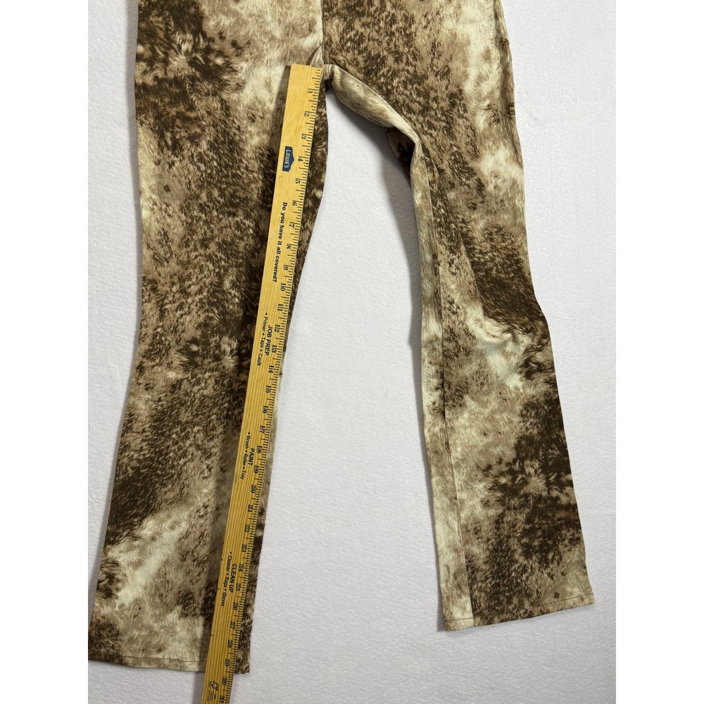 Cover Vintage Cow Print Jeans Brown Cream Made in Italy Deadstock Size 30 - Picture 7 of 8